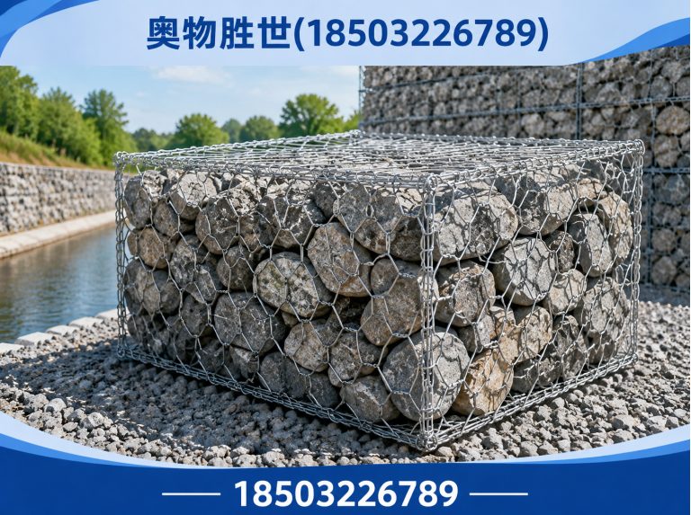 天津镀锌石笼网展示图